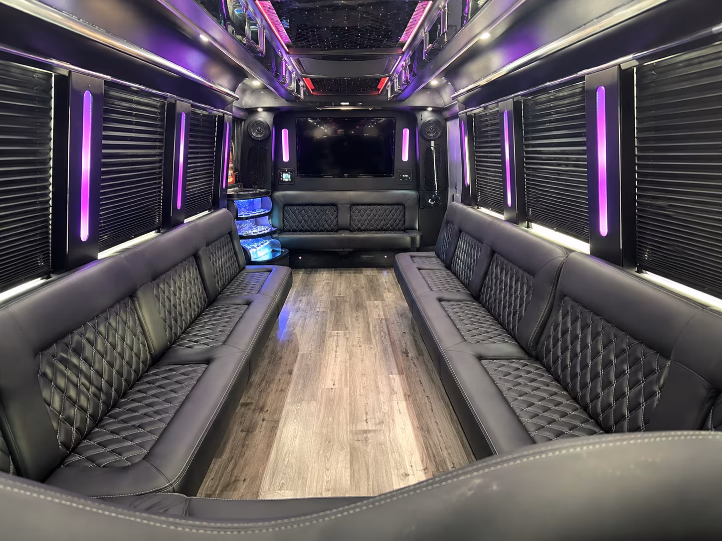 affordable little rock prom party bus prices split across your group