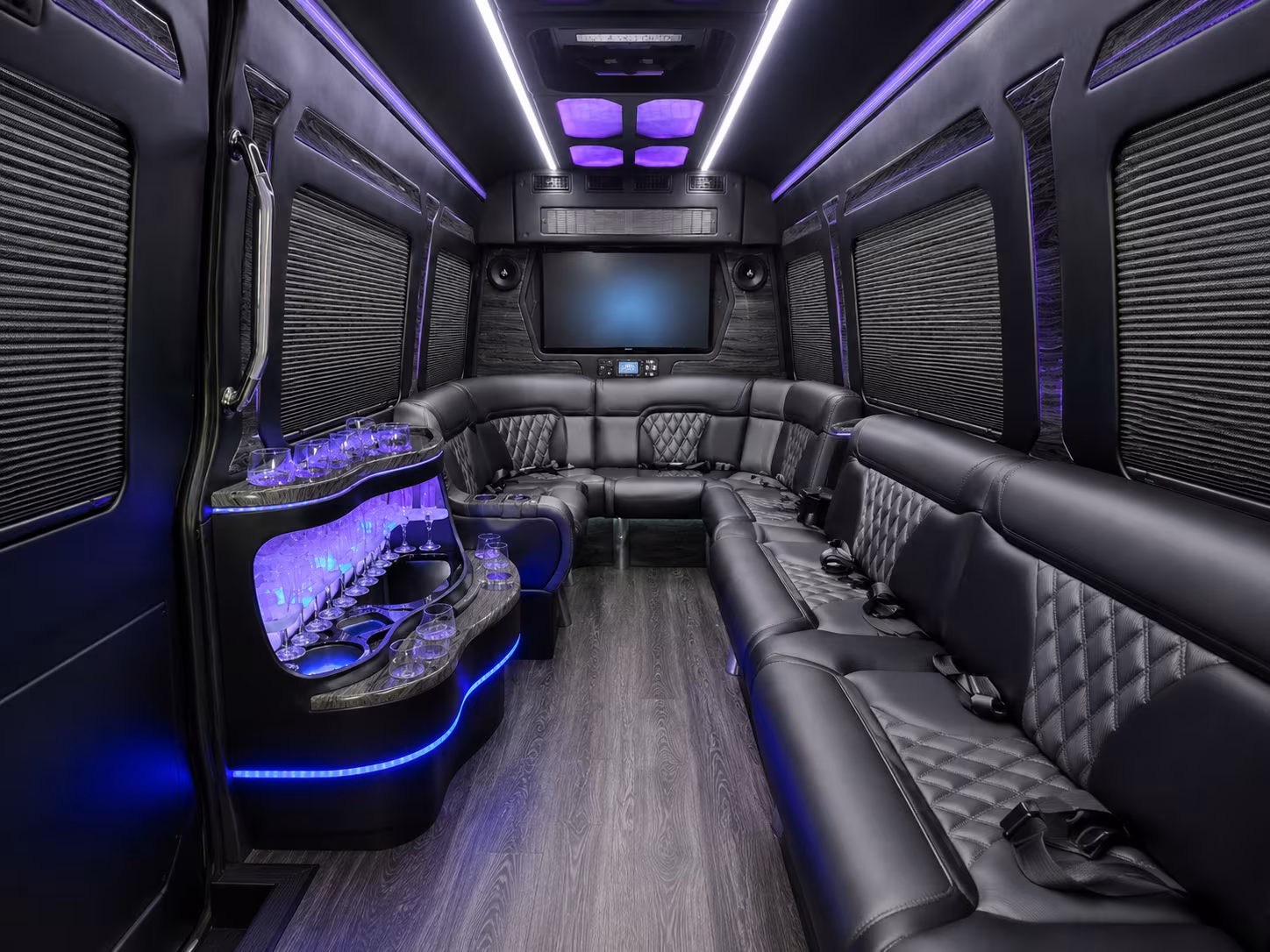 bus rental options for little rock trips