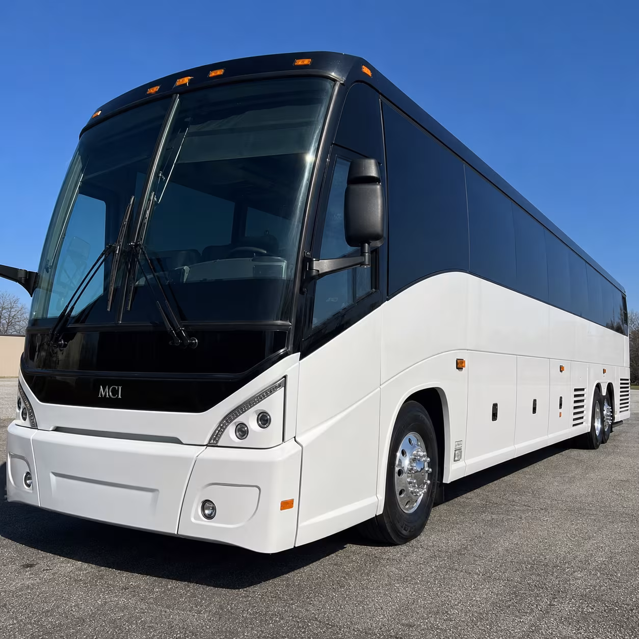 little rock charter bus services exterior