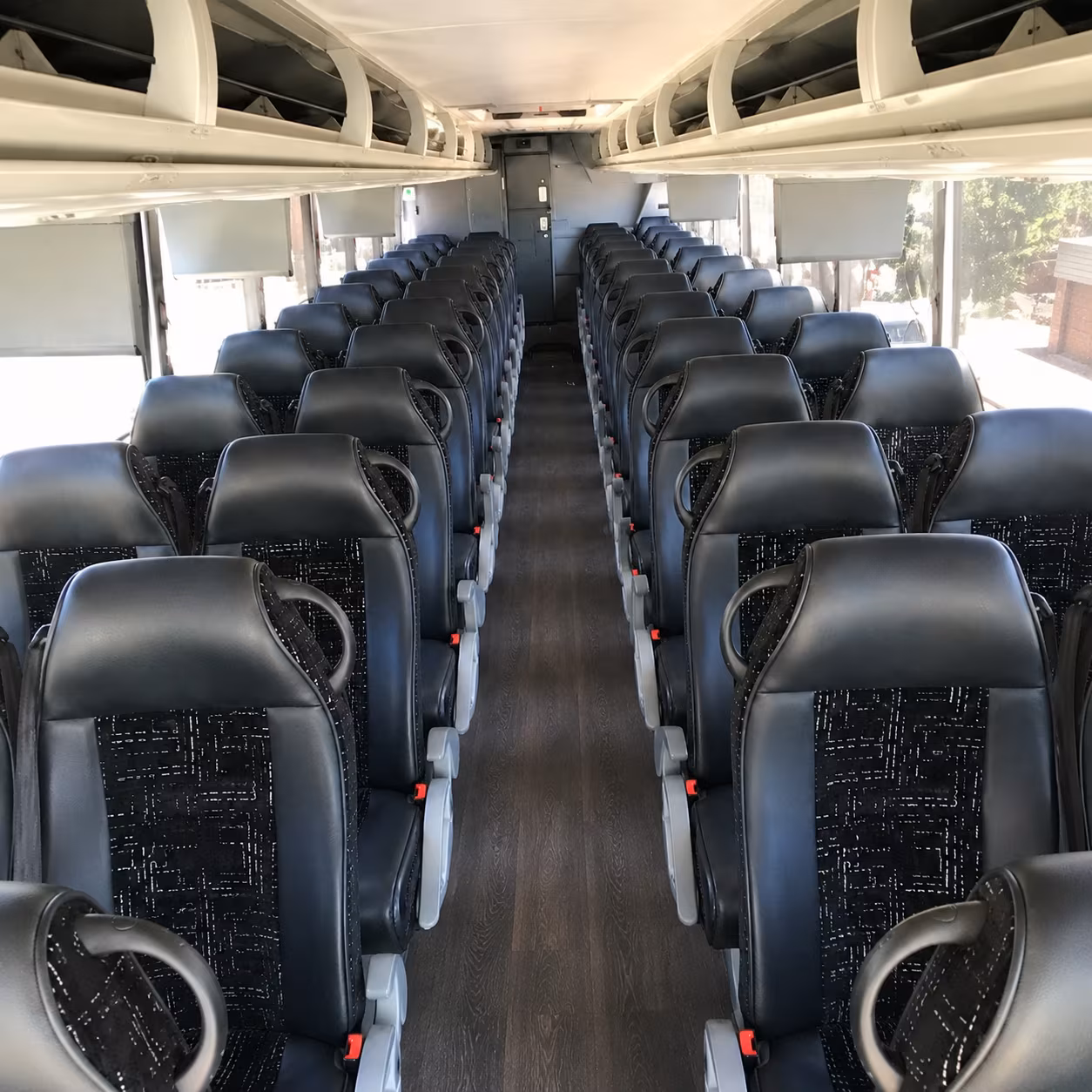 little rock charter bus services interior